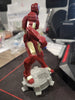 2015 Marvel Playmation Iron Man 5" Bobble Action Figure Toy on Gray Base