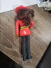 2019 McDonald's Barbie Fast Food African American Female Fire Fighter Doll #6