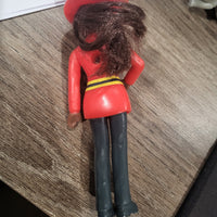 2019 McDonald's Barbie Fast Food African American Female Fire Fighter Doll #6