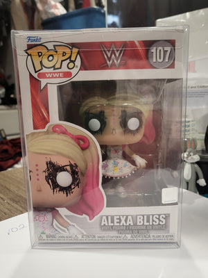 Funko Pop WWE Wrestling #107 Alexa Bliss NM Condition With Protector Case