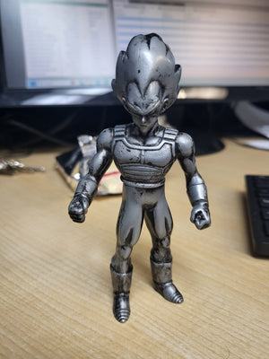 2000 Burger King Dragonball Z Collab Silver Vegeta 4.5