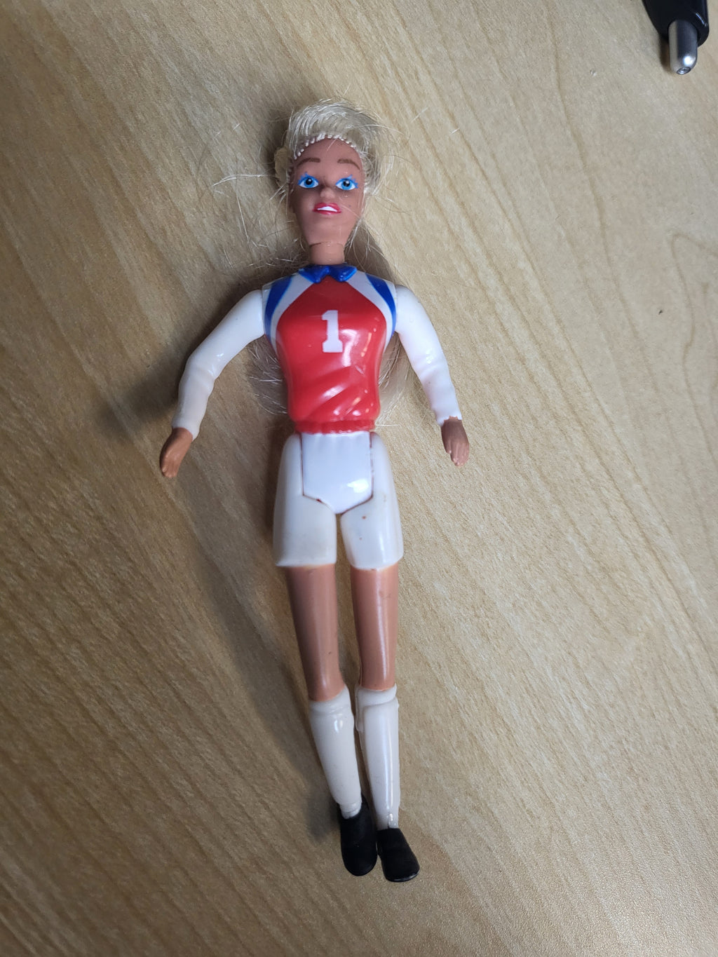 1999 McDonalds Mattel Barbie Friends #1 Soccer Barbie Happy Meal Toy Figure