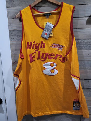 Rucker Vintage 1978 By Stall & Dean High Flyers #8 Basketball Jersey Size 60 (3XL) NWT NEW