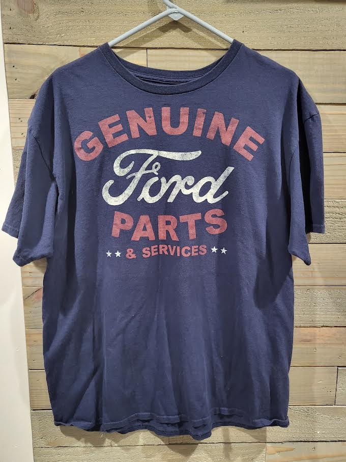 Official Genuine Ford Parts & Services XL Blue Short Sleeves T-Shirt