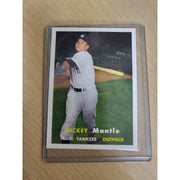 2011 Topps #95 Mickey Mantle Yankees Card - Near Mint Reprint Baseball MLB