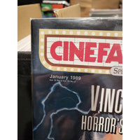 Cinefantastique Vol 19 1989 Vincent Price Special Double Issue Horror Magazine