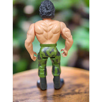 1986 M-Force Military Muscle Zach 7" Army Pants Action Figure Hong Kong Toy