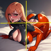 D&D Fantasy Hentai Anime Manga Evil Succubus 8x10 Print in Hard Sleeve (AN14b)