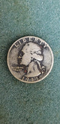 1944-S Washington Quarter - Circulated Condition - 90% Silver Content