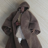 2003 Star Wars Saga Mace Windu Jedi Council Figure with Bonus Cloth Robe