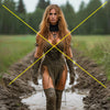 Artistic Image of Mud Warrior Beauty Photo 5x7 Print (P146) Fast Shipping