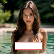 Artistic Image of Beautiful Brunette Female Photo 5x7 Print (P208a) Fast Shipping