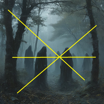 STUNNING Horror Coven Of Evil Gathering In The Woods 5x7 Photo Print (POST10a)