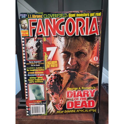 Fangoria Horror Magazine #270 2007 Cloverfield Diary Of The Dead The Eye Argento