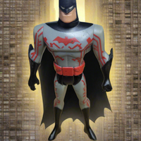 2002 Mattel Batman The Animated Series Tech Suit Batman 4.75" Action Figure DC