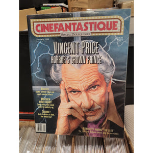 Cinefantastique Vol 19 1989 Vincent Price Special Double Issue Horror Magazine