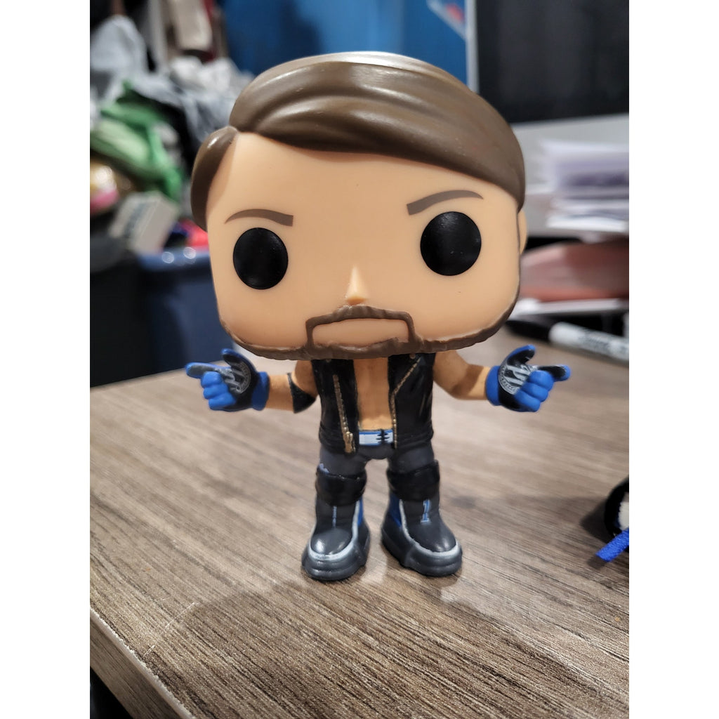 2017 Funko Pop #37 WWE Wrestling AJ Styles Vaulted Loose Vinyl Figure Toy