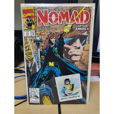 Nomad #1 (1992) Gatefold Cover With Wanted Poster Captain America Marvel Comics