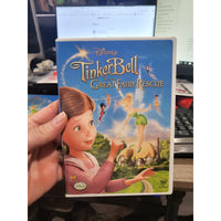 Disney Tinkerbell and the Great Fairy Rescue & The Lost Treasure 2 DVD Movie Set