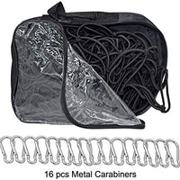 Car Roof Rack System JEGS 18 Cubic Foot Carrier with Crossbars and Cargo Net - LOCAL PICKUP