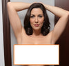 Beautiful Busty Mature Brunette Modeling 5x7 Print in Hard Protective Case (P67)