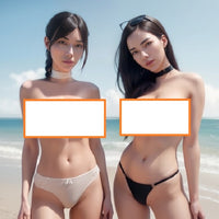 Beautiful Asian Duo Females Model Shoot 5x7 Print in Hard Protective Case (P89)