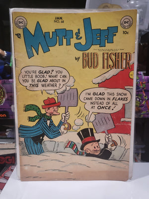 Mutt & Jeff by Bud Fisher #68 (1954) DC Comics GOOD condition 10 cent cover