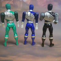 2015 Power Rangers Dino Supercharge 6 Figures Gold Pink Black Green Blue Wrench