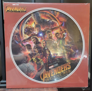 Avengers Infinity War (2023) Marvel Movie Soundtrack Picture Disc Alan Silvestri NEW