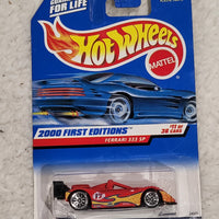 2000 Hot Wheels First Editions #11/36 Ferrari 333 SP Race Car Lace Wheels #71 NEW