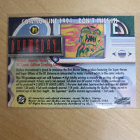 1994 DC Comics Skybox Master Series P1 Doomsday Promo Card