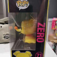 2022 Funko Pop Disney Nightmare Before Christmas #71 Blacklight Zero With Case
