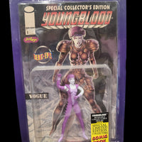 1995 Justoys Youngblood Image Rob Liefeld Sealed Vogue Bend-Ems Figure w/Comic