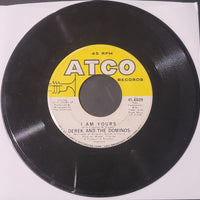 Derek and the Dominos Layla / I Am Yours 45rpm ATCO Record Eric Clapton 1972 EX