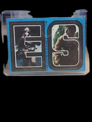1980 Star Wars Empire Strikes Back Series 2 #48 Blue Luke Chewbacca 