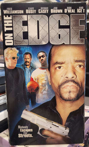 On The Edge 2002 VHS Tape Ice-T Gary Busey Fred Williamson City Heat Rare Movie