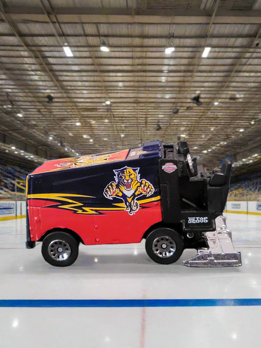 2010 Maisto Top Dog Collectibles NHL Florida Panthers Hockey Zamboni Die-Cast Car