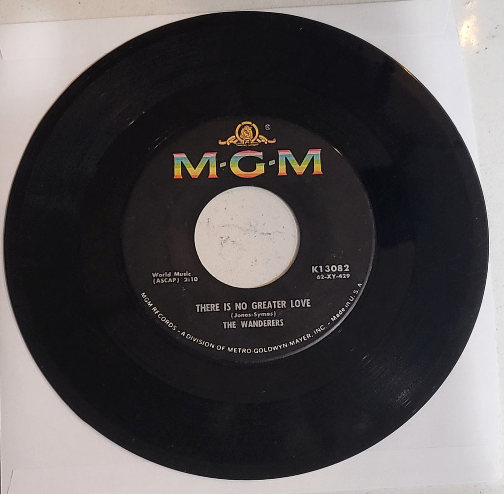 The Wanderers There Is No Greater Love/As Time Goes By 7" 45RPM MGM Record 1962