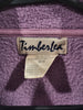 Vintage Timberlea Purple Embroidered Paw Print Button Down Sweater Jacket Plush