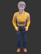 1990's Vintage Fisher Price Loving Family Home Dollhouse Dad 6" Striped Shirt Figure