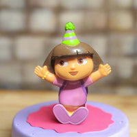 2004 Viacom/Nickelodeon Decopak Dora The Explorer 4" Birthday Cake Topper Figure