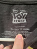 Disney Pixar Toy Story Pizza Planet Black XL (46/48) Retro Style T-Shirt