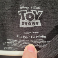 Disney Pixar Toy Story Pizza Planet Black XL (46/48) Retro Style T-Shirt