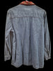 Vintage 1990's Bobbie Brooks Large Denim Embroidered Long Sleeves Shirt