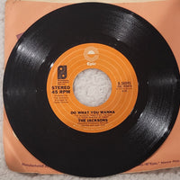 The Jacksons Blame It On the Boogie / Do What You Wanna Epic 7" Record 1978