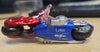 2007 Maisto Lobo 1:64 Blue Voodoo Skull Die-Cast Series XIII Motorcycle w/Case