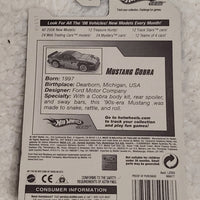 2007 Hot Wheels Team: Ford Racing #3 of 4 Mustang Cobra Red #43 NEW