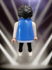 1992 Geobra Man Rock Star Z on Shirt Blue Vest Elvis Style Hair Vintage Playmobil Toy