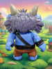2019 Playmates Zagtoon Power Players Bearbarian Blue Cartoon Network Action Figure