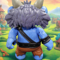 2019 Playmates Zagtoon Power Players Bearbarian Blue Cartoon Network Action Figure